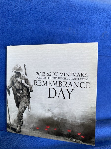 2012 $2 C Mintmark Remembrance Day Coin Carousel 2