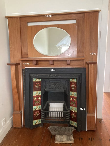 Cast Iron Fireplace and Surround Kauri Carousel 1