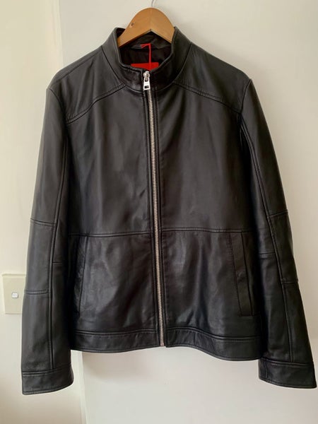 Hugo Boss Leather jacket size L (brand new) Carousel 2