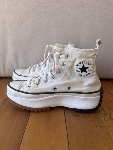 Off white platform converse high tops Carousel 1