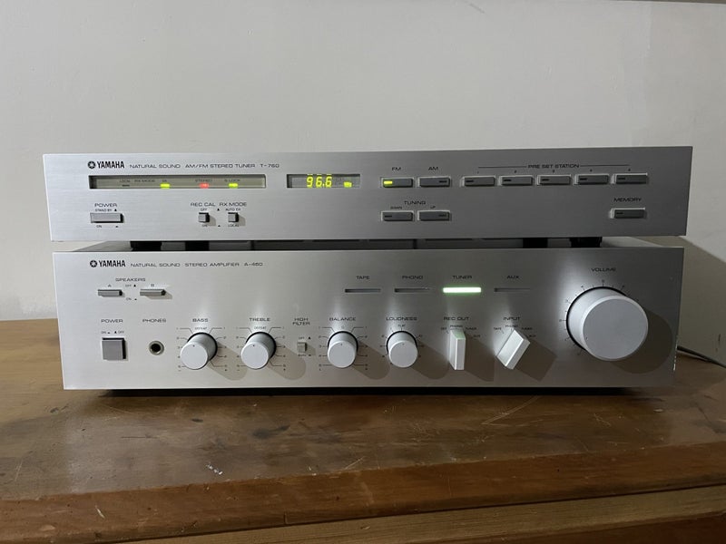 Yamaha Stereo Amplifier A-460 & AM/FM Stereo Tuner T-760 (1981-82) Carousel 2