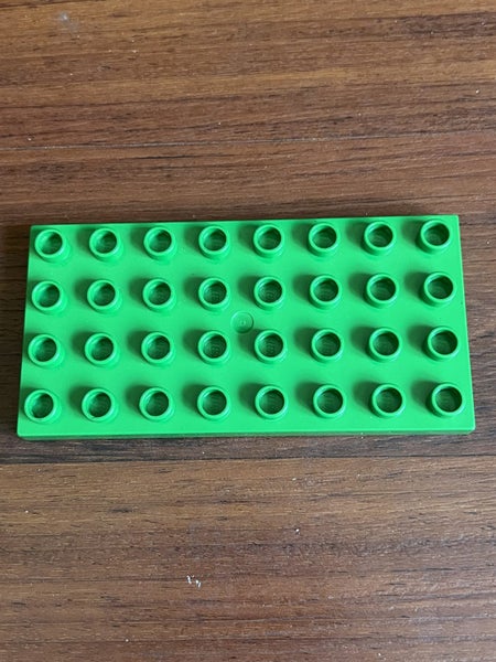 LEGO DUPLO® - 1 Dark Green 4 x 8 stud Building Plate Carousel 1