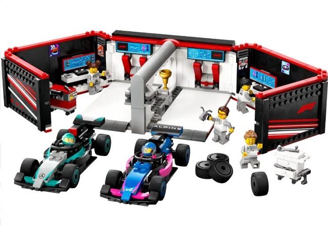 LEGO City 60444 F1 Garage & Mercedes-AMG & Alpine Cars + Afterpay Carousel 2