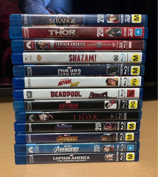 Marvel bluray movie collection Carousel 1