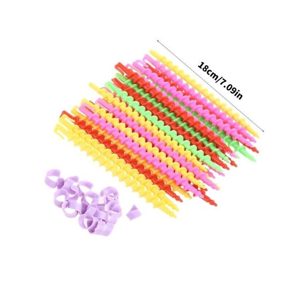 Long Styling Barber Salon Tool Hairdressing Hair Perms Rod Carousel 7