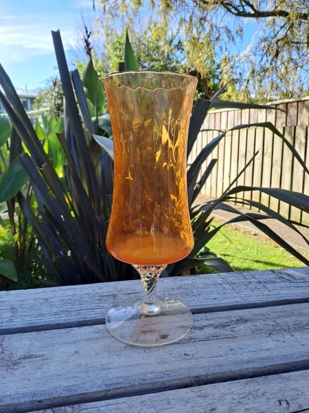 Retro orange glass Carousel 1