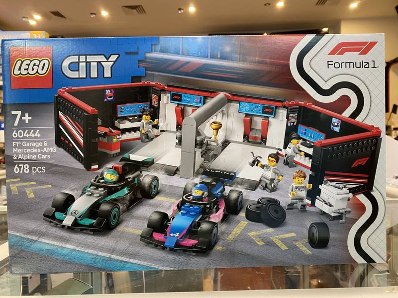 LEGO City 60444 F1 Garage & Mercedes-AMG & Alpine Cars + Afterpay Carousel 1