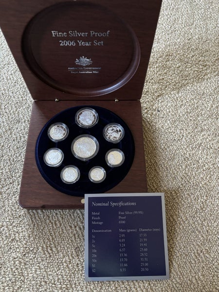 2006 silver proof year set Carousel 3