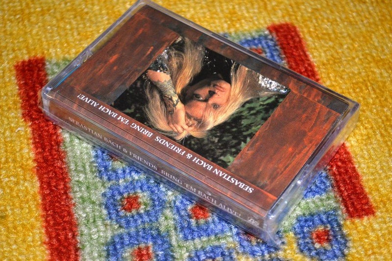 SEBASTIAN BACH Bring 'Em Bach Alive [LIVE] CASSETTE TAPE Carousel 2