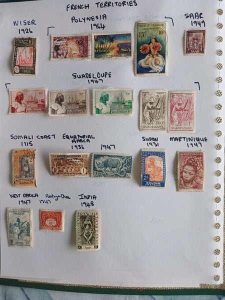 Stamps of FRANCE and it's TERRITORIES Carousel 2