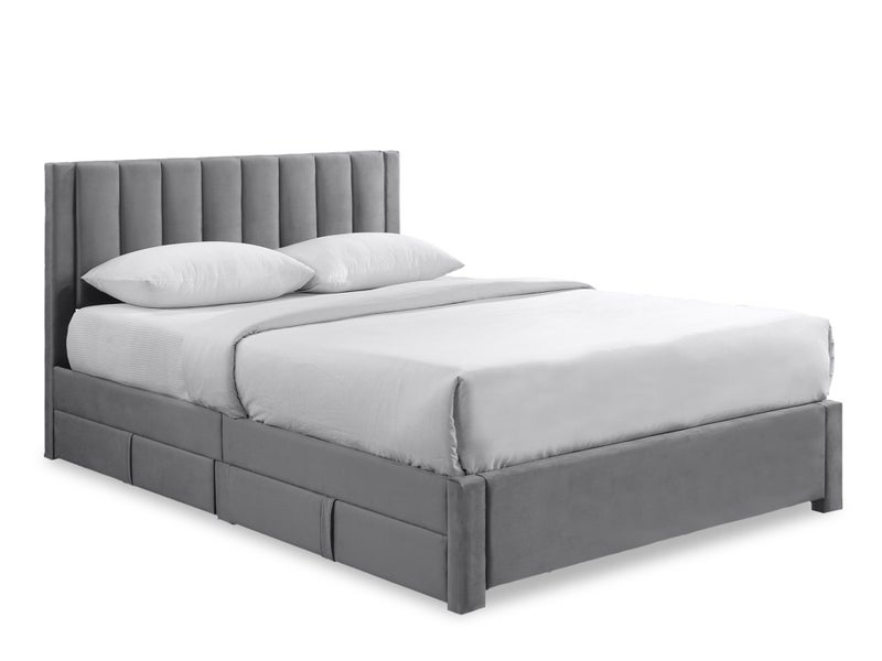 Queen Fabric Bed Frame Carousel 2