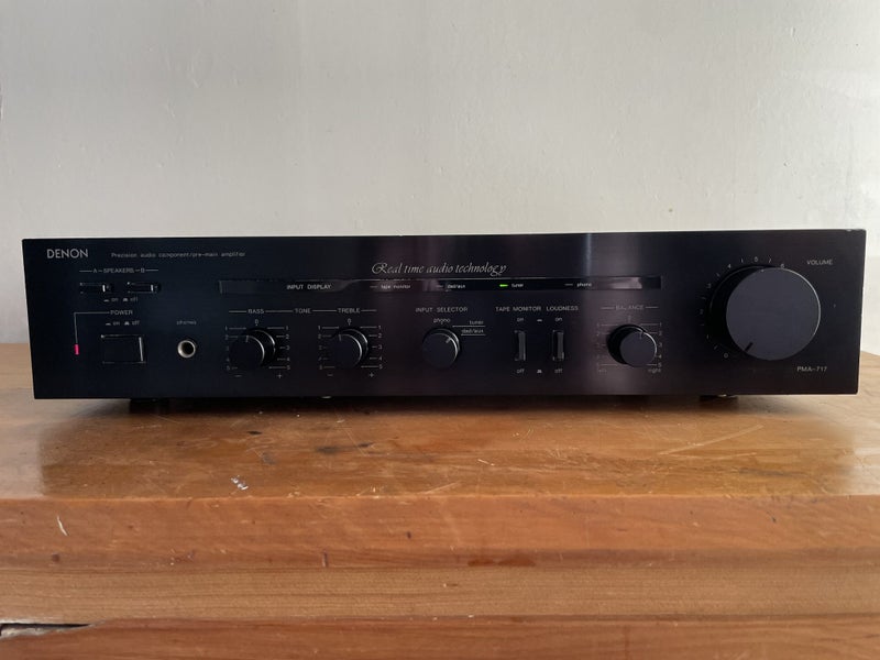Denon pre-main amplifier PMA-717 with switchable MM/MC phono stage Carousel 1