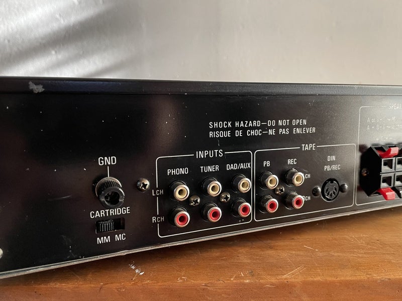 Denon pre-main amplifier PMA-717 with switchable MM/MC phono stage Carousel 6