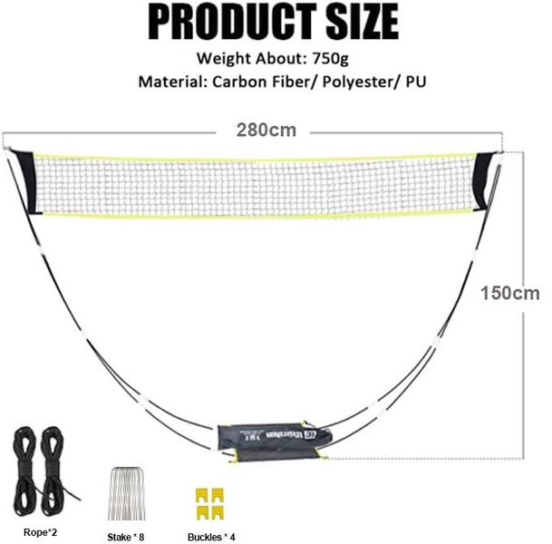 Badminton Net Set Carousel 2