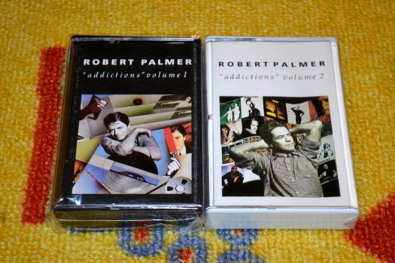 ROBERT PALMER Addictions Vol 1 and Vol 2 CASSETTE TAPES Carousel 1