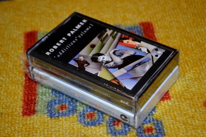 ROBERT PALMER Addictions Vol 1 and Vol 2 CASSETTE TAPES Carousel 2