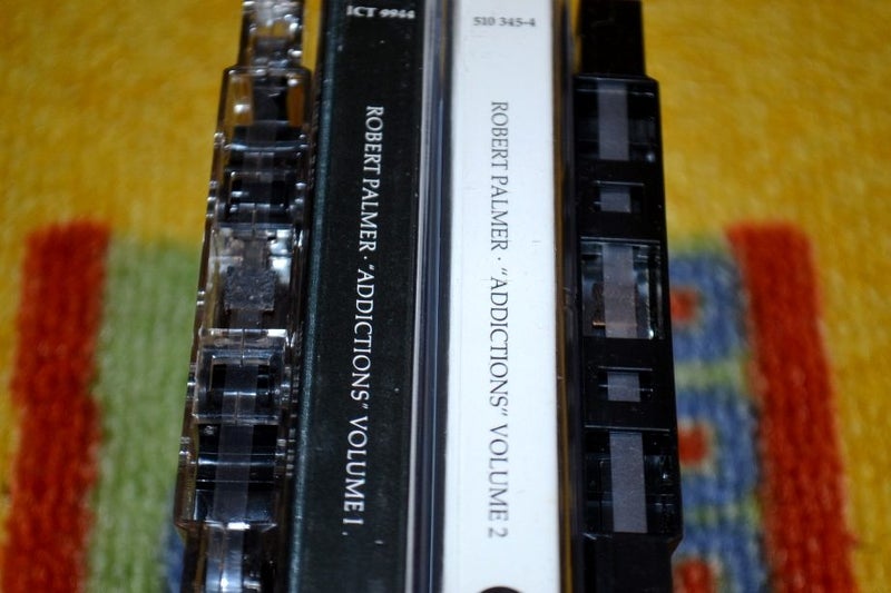 ROBERT PALMER Addictions Vol 1 and Vol 2 CASSETTE TAPES Carousel 3