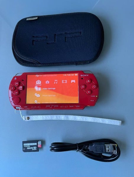 Special Edition PSP2000 Deep Red 6.60PRO-C 32G With Full Original Accessories Carousel 1