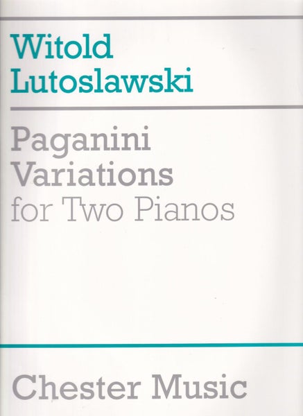 PIANO – PAGANINI VARIATIONS for TWO PIANOS by Witold Lutoslawski Carousel 1