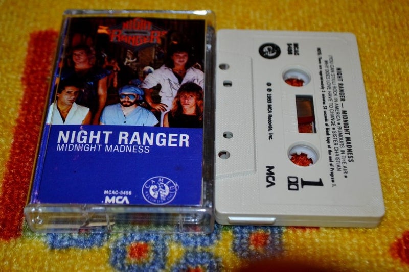 NIGHT RANGER Midnight Madness CASSETTE TAPE Carousel 2
