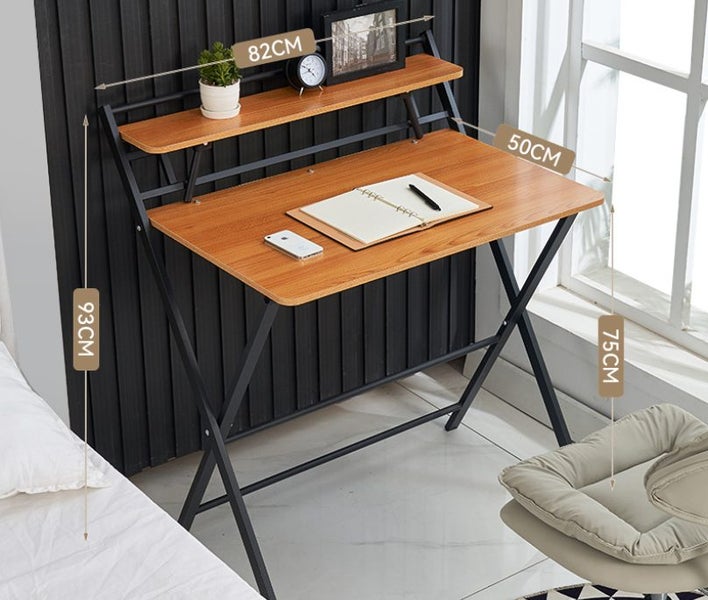 Foldable Desk for Home Office No Assembly Required Carousel 5