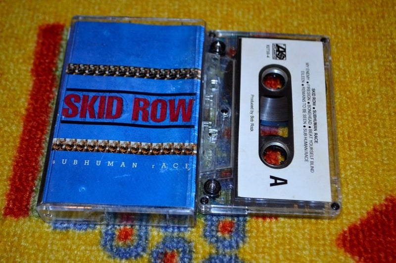 SKID ROW Subhuman Race CASSETTE TAPE Carousel 2