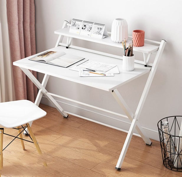 Folding Desk for Bedroom or Home Office Carousel 1