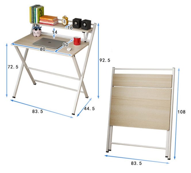 Study Desk Compact Writing Table for Home Office or Bedroom Carousel 3