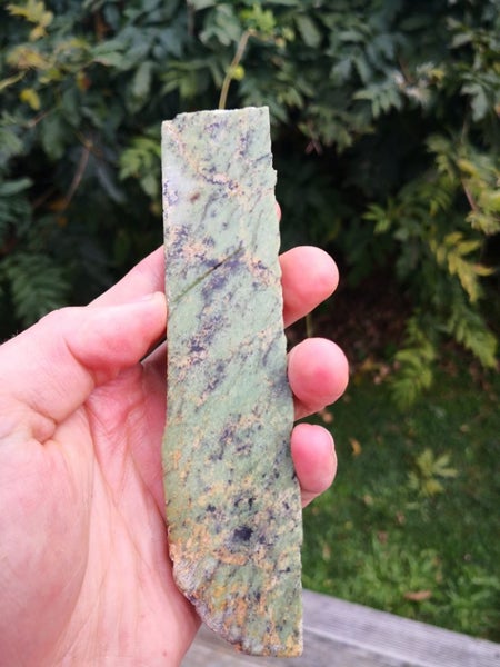 Pounamu Greenstone Good Quality carving slab $1 reserve MAY DEALS Carousel 1