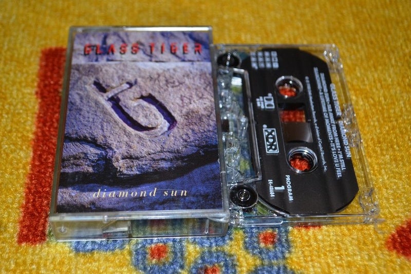GLASS TIGER Diamond Sun CASSETTE TAPE Carousel 1