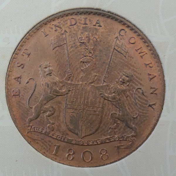 SHIPWRECK COIN Salvaged Off East India Co. Ship Admiral Gardener SANK Jan. 1809 Carousel 2