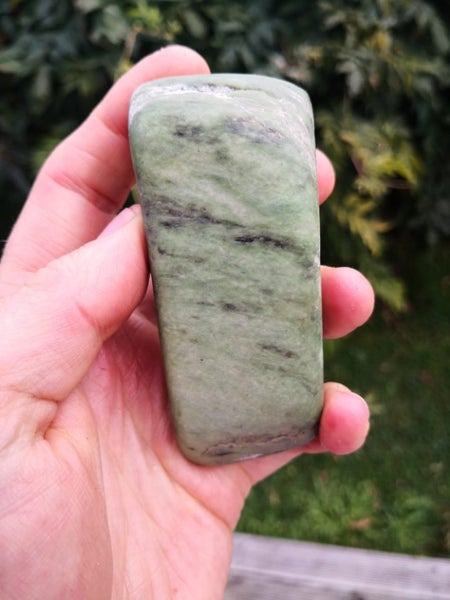 Pounamu Tumbled Kawakawa carving slab $1 reserve MAY DEALS Carousel 1