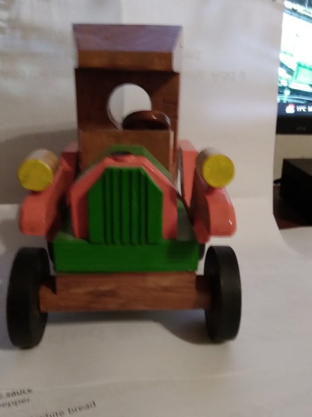 Wooden model T Ford Toy Carousel 3