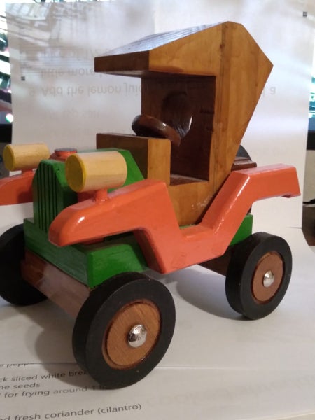 Wooden model T Ford Toy Carousel 1
