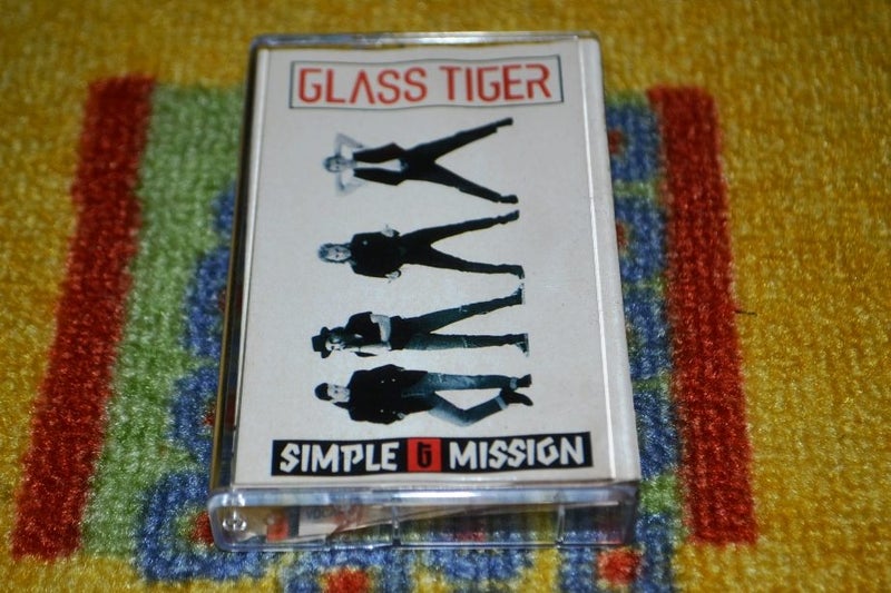 GLASS TIGER Simple Mission CASSETTE TAPE Carousel 1