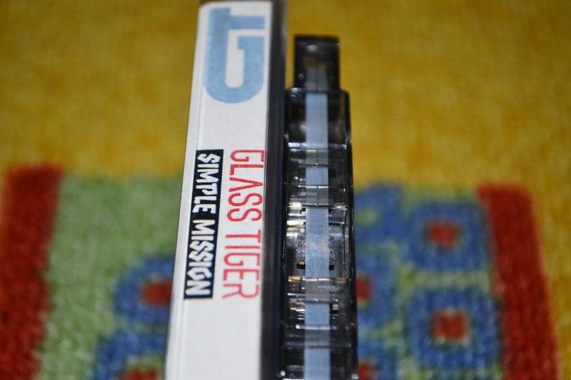 GLASS TIGER Simple Mission CASSETTE TAPE Carousel 4
