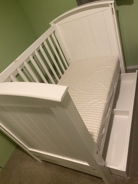 touchwood baby cot and cot mattress Carousel 1