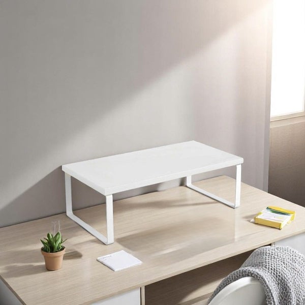 Monitor Stand Riser 50x20x16.5cm Screen Shelf Laptop Printer Base Metal Frame Carousel 1