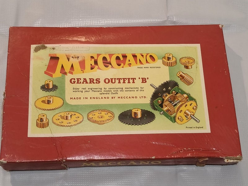 Meccano, Vintage - Gears Outfit B ***With Instruction book, parts*** Carousel 1