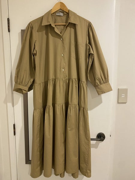 Briarwood Tiered dark mustard dress Carousel 2