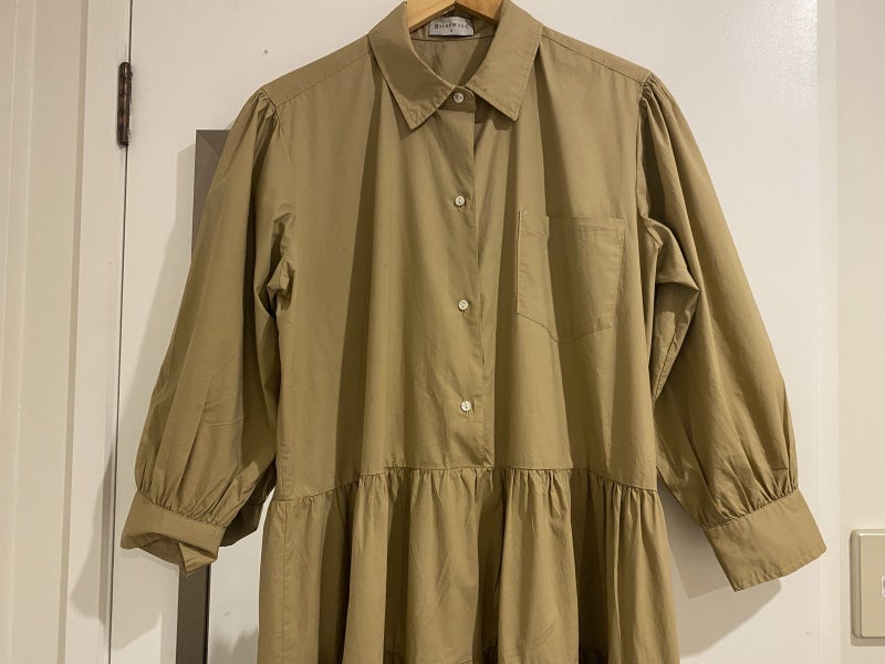 Briarwood Tiered dark mustard dress Carousel 1