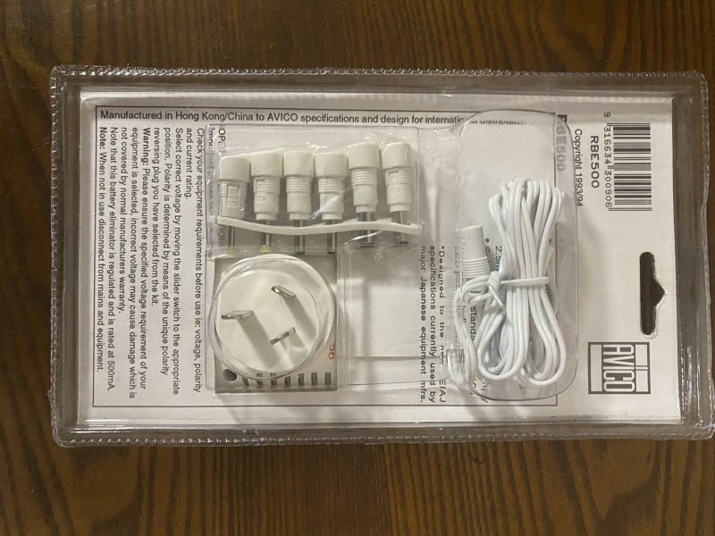 AVICO RBE500 Battery Eliminator Plug with 6 outlet plugs Carousel 2