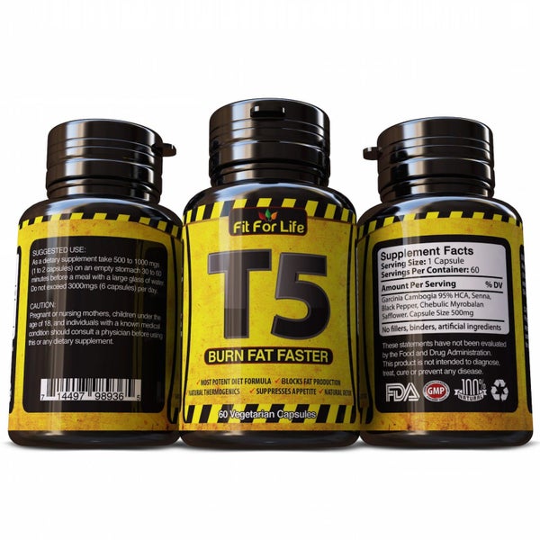 T5 Weight Loss Burner Herbal Slimming Extract Strongest Diet Supplement Carousel 2