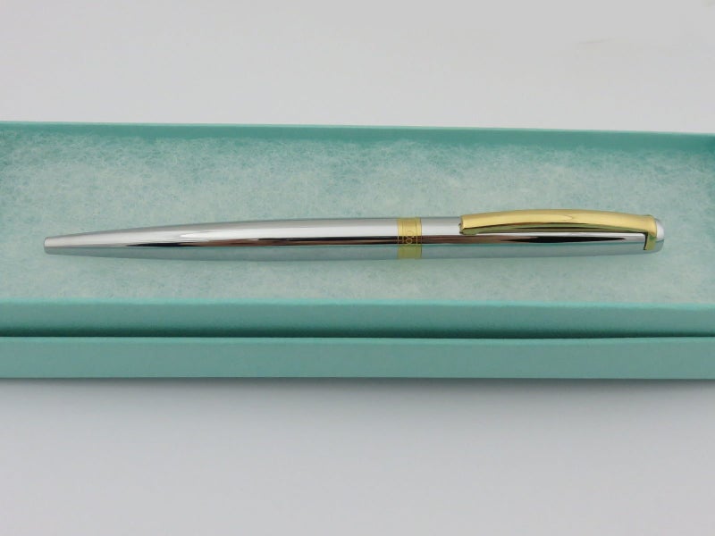 Tiffany & Co Brass with Ruthenium and Rose Gold Plate Ballpoint Pen Carousel 2