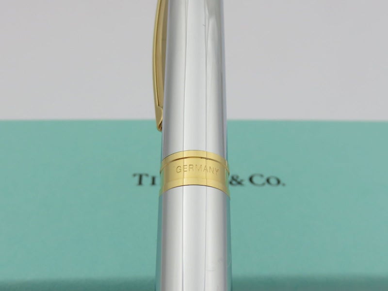 Tiffany & Co Brass with Ruthenium and Rose Gold Plate Ballpoint Pen Carousel 4