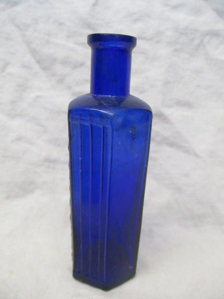 Vintage Poison Bottle Blue - Not to Be Taken - BT9 6244 Carousel 2