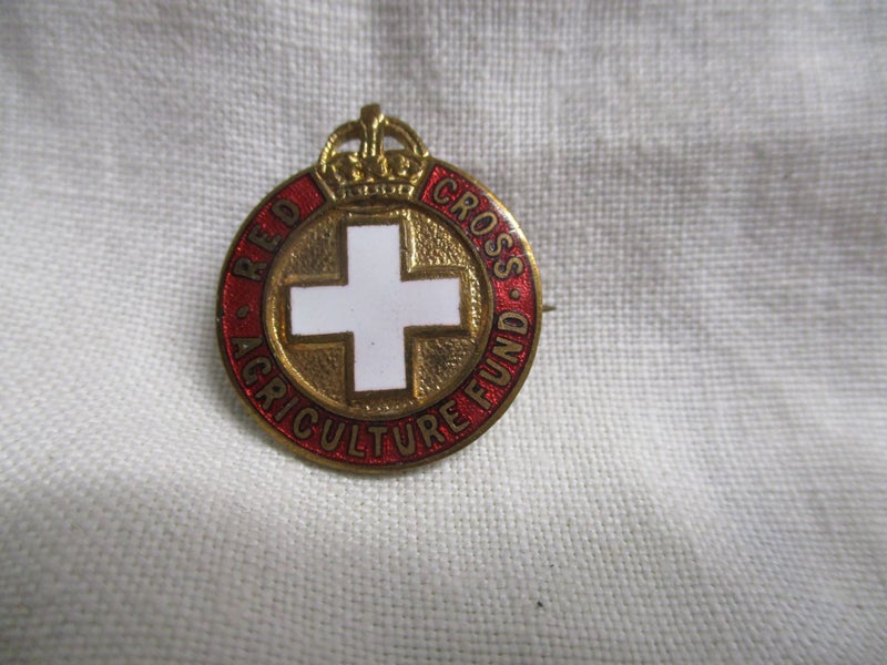 Red Cross Enamel Badge - Red Cross Agriculture Fund - Lot 188 Carousel 1