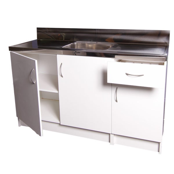 1500w New Kitchenette Unit with Stainless Steel Benchtop Carousel 1