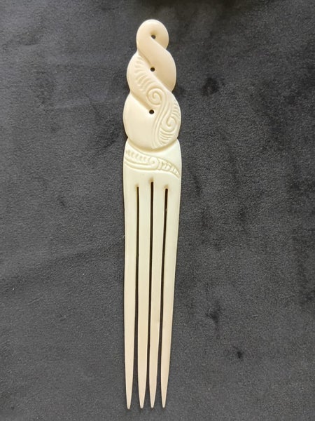 Bone Carving Large Twist Heru in Giftbox Carousel 1