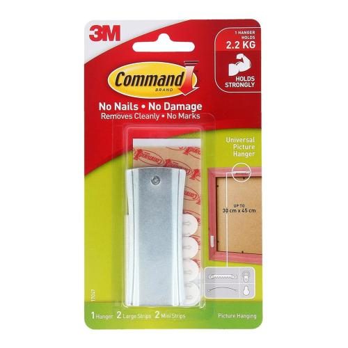 3M UU013092380 Command Picture Hanger 17047 Large Metal Universal [UU013092380] Carousel 1